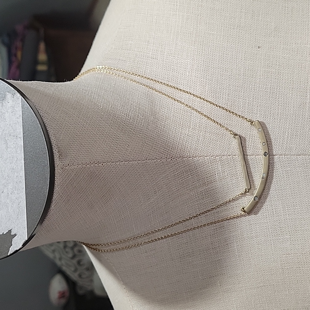 Gold layered necklace